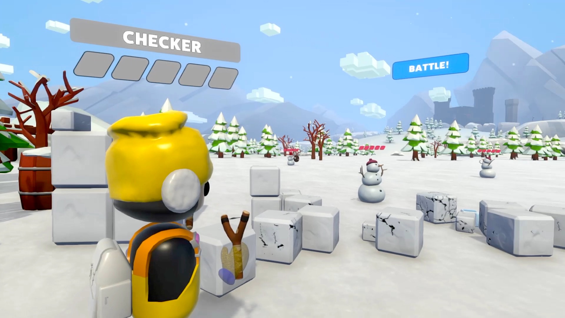 an in game image of Snow Fortress 2
