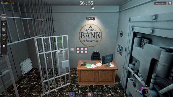 VR Escape Room: Code Bank