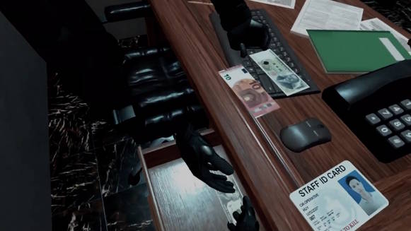 VR Escape Room: Code Bank